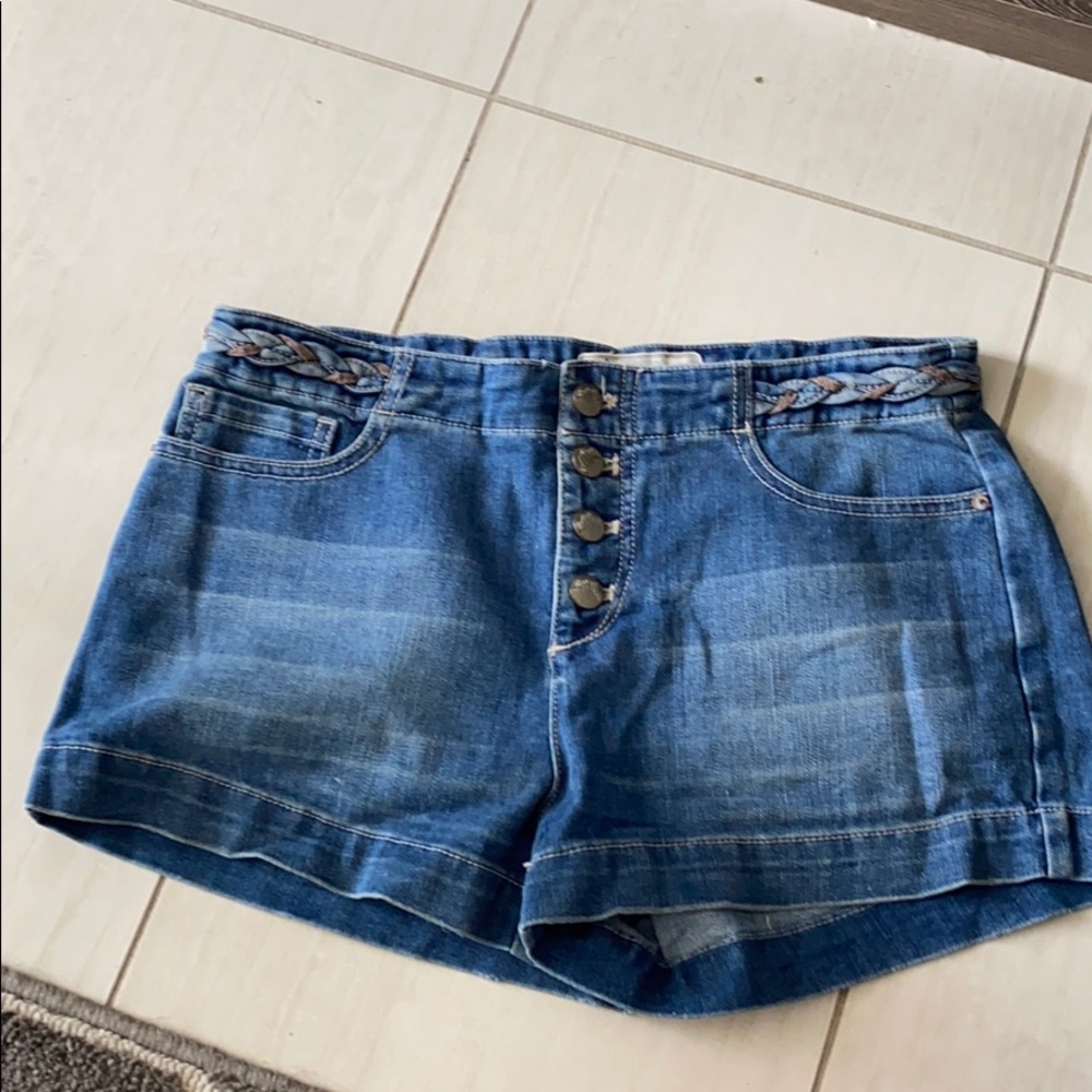 Free people jean shorts